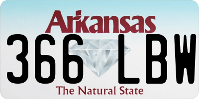 AR license plate 366LBW