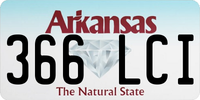AR license plate 366LCI