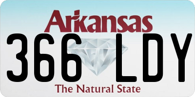 AR license plate 366LDY