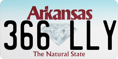 AR license plate 366LLY