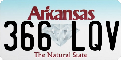 AR license plate 366LQV