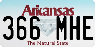 AR license plate 366MHE