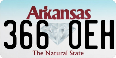 AR license plate 366OEH
