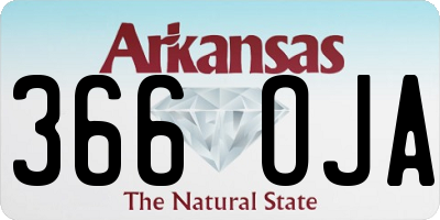 AR license plate 366OJA