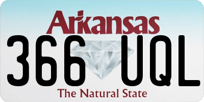 AR license plate 366UQL