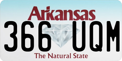 AR license plate 366UQM
