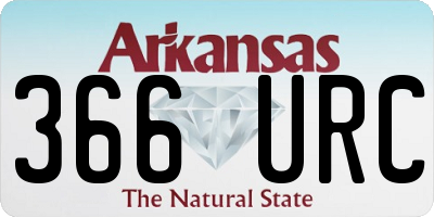AR license plate 366URC