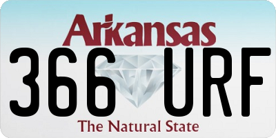 AR license plate 366URF