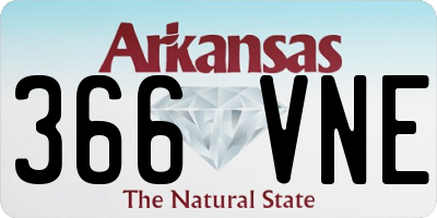 AR license plate 366VNE