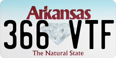 AR license plate 366VTF