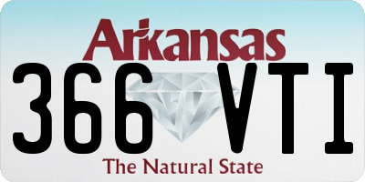 AR license plate 366VTI