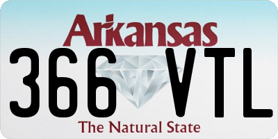 AR license plate 366VTL