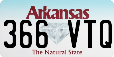 AR license plate 366VTQ
