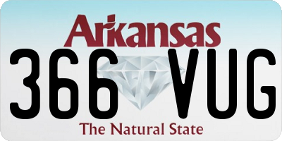 AR license plate 366VUG