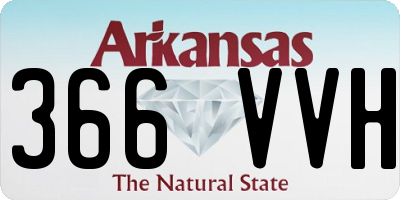 AR license plate 366VVH