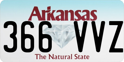 AR license plate 366VVZ