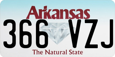 AR license plate 366VZJ