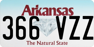 AR license plate 366VZZ