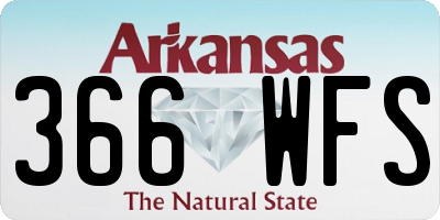 AR license plate 366WFS