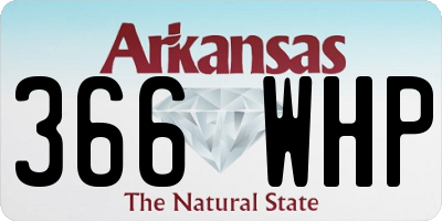 AR license plate 366WHP