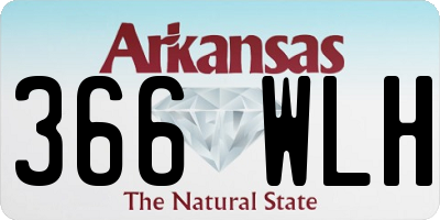AR license plate 366WLH