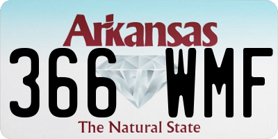 AR license plate 366WMF
