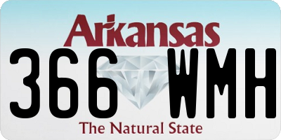AR license plate 366WMH
