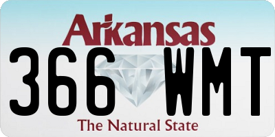 AR license plate 366WMT