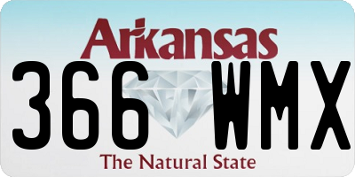 AR license plate 366WMX