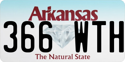AR license plate 366WTH