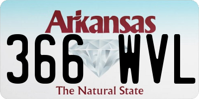 AR license plate 366WVL