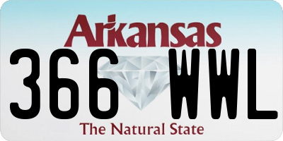 AR license plate 366WWL