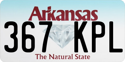 AR license plate 367KPL