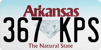 AR license plate 367KPS