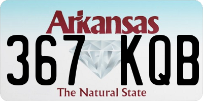 AR license plate 367KQB