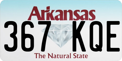 AR license plate 367KQE