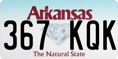 AR license plate 367KQK