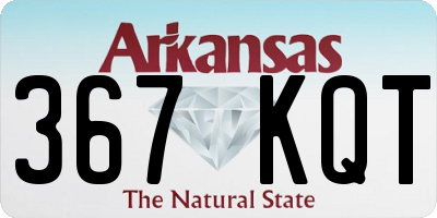 AR license plate 367KQT