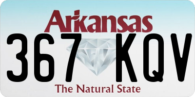 AR license plate 367KQV