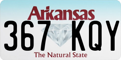 AR license plate 367KQY