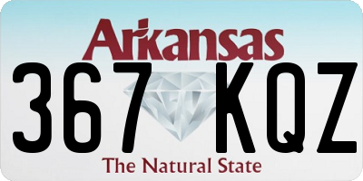 AR license plate 367KQZ