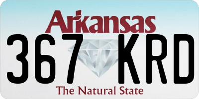 AR license plate 367KRD