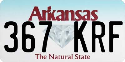 AR license plate 367KRF