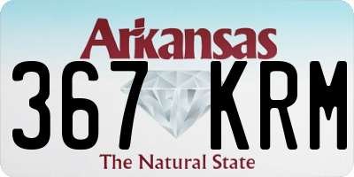 AR license plate 367KRM
