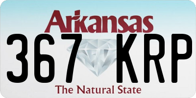 AR license plate 367KRP