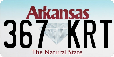 AR license plate 367KRT