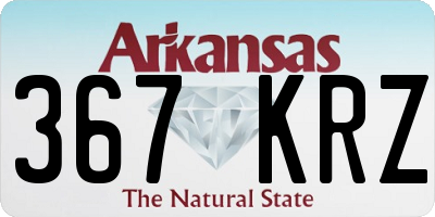 AR license plate 367KRZ