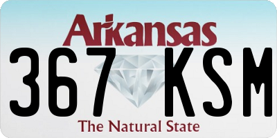 AR license plate 367KSM