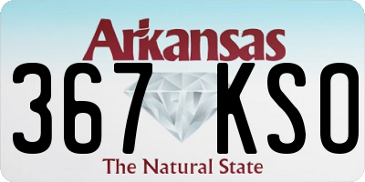 AR license plate 367KSO