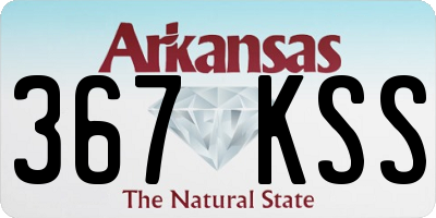 AR license plate 367KSS